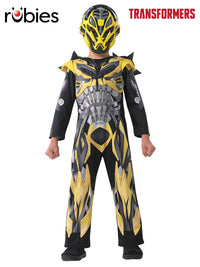 BUMBLEBEE TRANSFORMERS 4 DELUXE COSTUME, CHILD - Front