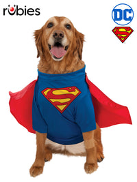 SUPERMAN DELUXE PET COSTUME - Front