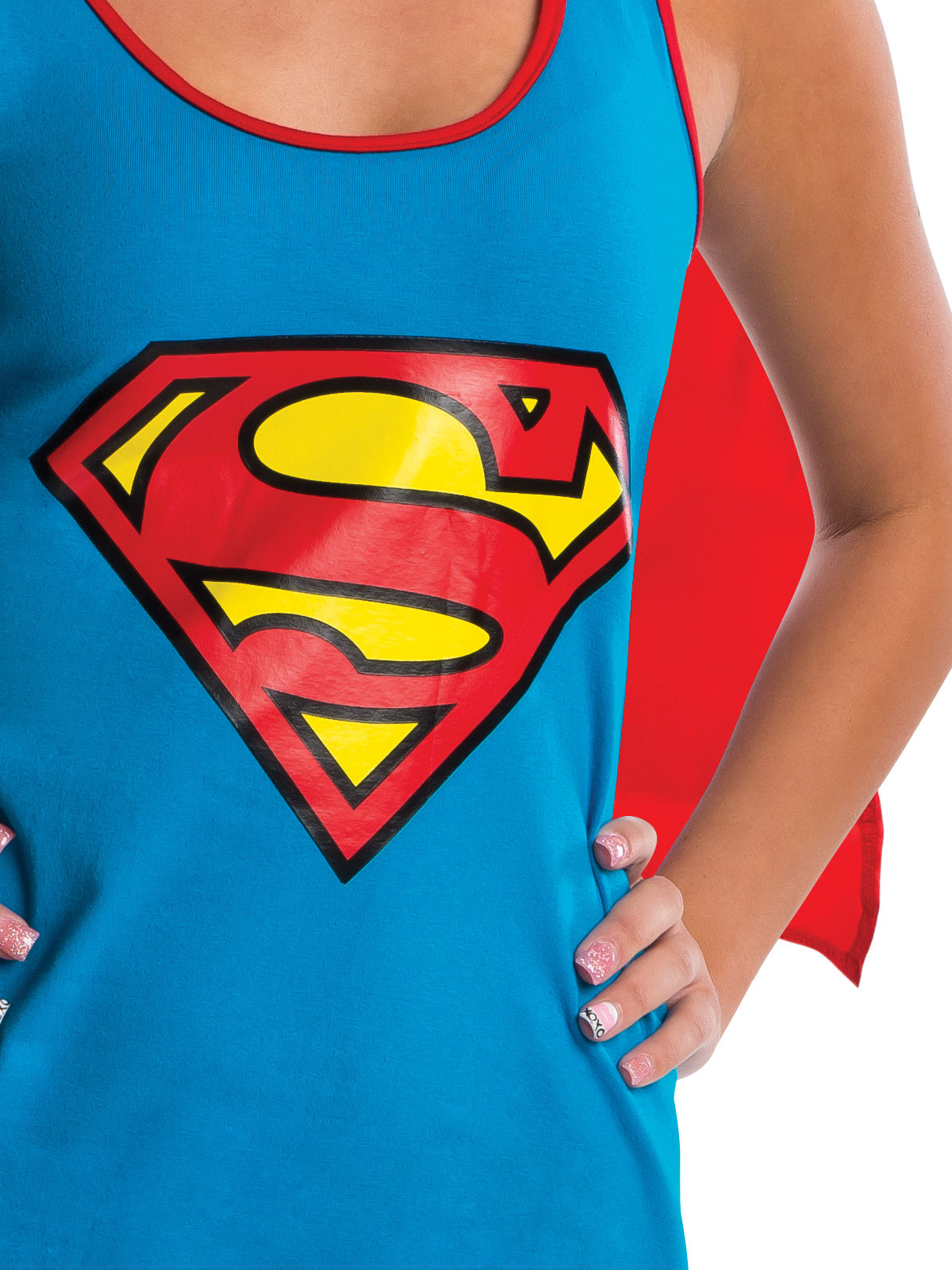 SUPERGIRL TANK DRESS, TEEN/ADULT - Back