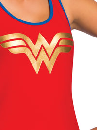 WONDER WOMAN TANK DRESS, TEEN/ADULT - Side