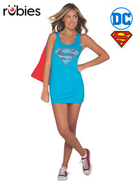 SUPERGIRL TANK DRESS, TEEN.ADULT - Front