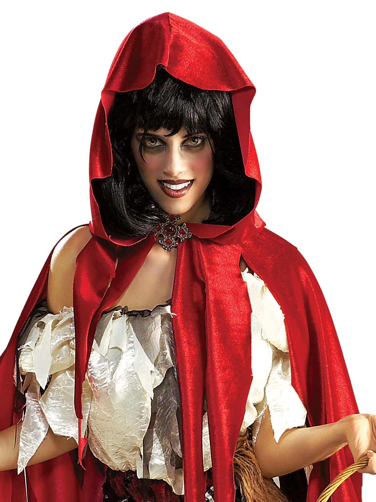LIL DEAD RDING HOOD COSTUME, ADULT - Back