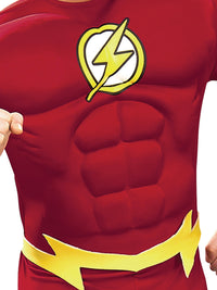 THE FLASH COSTUME, ADULT - Side