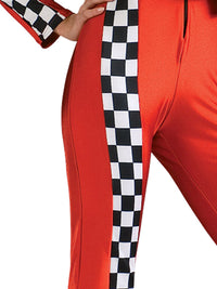 RED RACER SECRET WISHES LONG JUMPSUIT, ADULT - Side