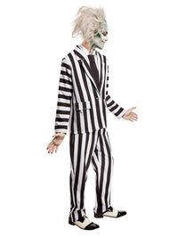BEETLEJUICE DELUXE COSTUME, ADULT - Side