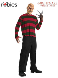 FREDDY KRUEGER COSTUME TOP, ADULT - Front