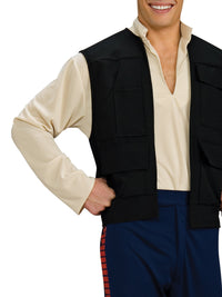 HAN SOLO DELUXE COSTUME, ADULT - Back