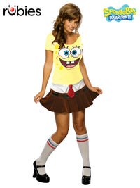 SPONGEBOB SECRET WISHES COSTUME, ADULT - Front