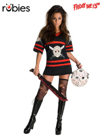 JASON VOORHEES SEXY COSTUME, ADULT - Front