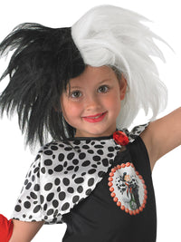 CRUELLA DE VIL DELUXE COSTUME, CHILD - Side