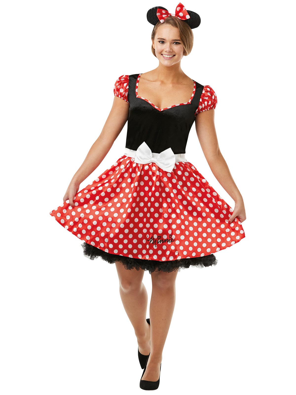 MINNIE MOUSE SASSY COSTUME, ADULT - Back