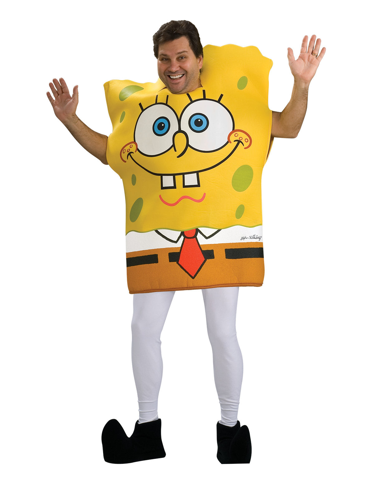 SPONGEBOB FOAM COSTUME, ADULT - STD - Back