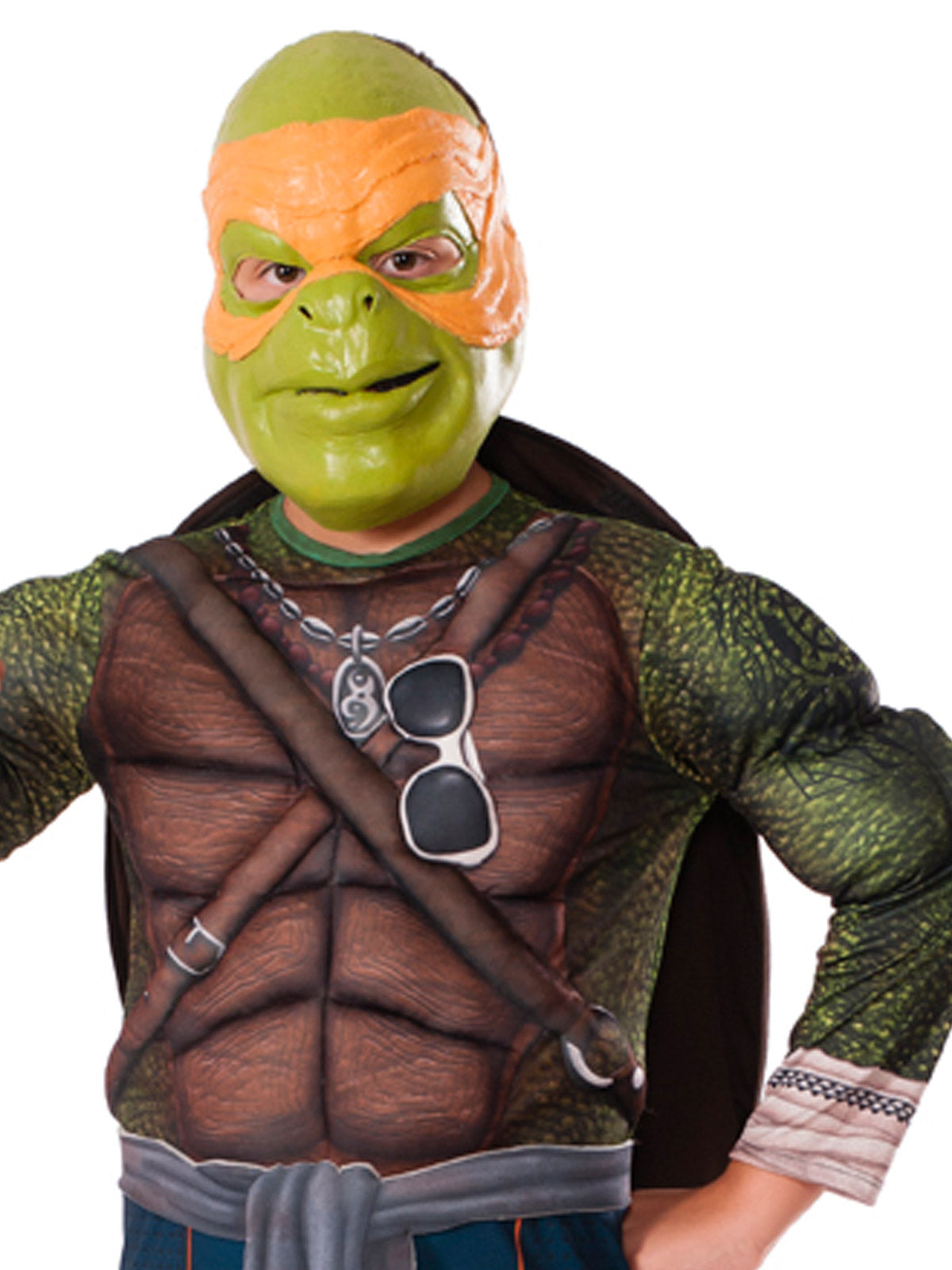 TMNT MICHELANGELO DELUXE, CHILD - Back