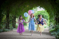 SNOW WHITE SHIMMER DELUXE COSTUME, CHILD - Back