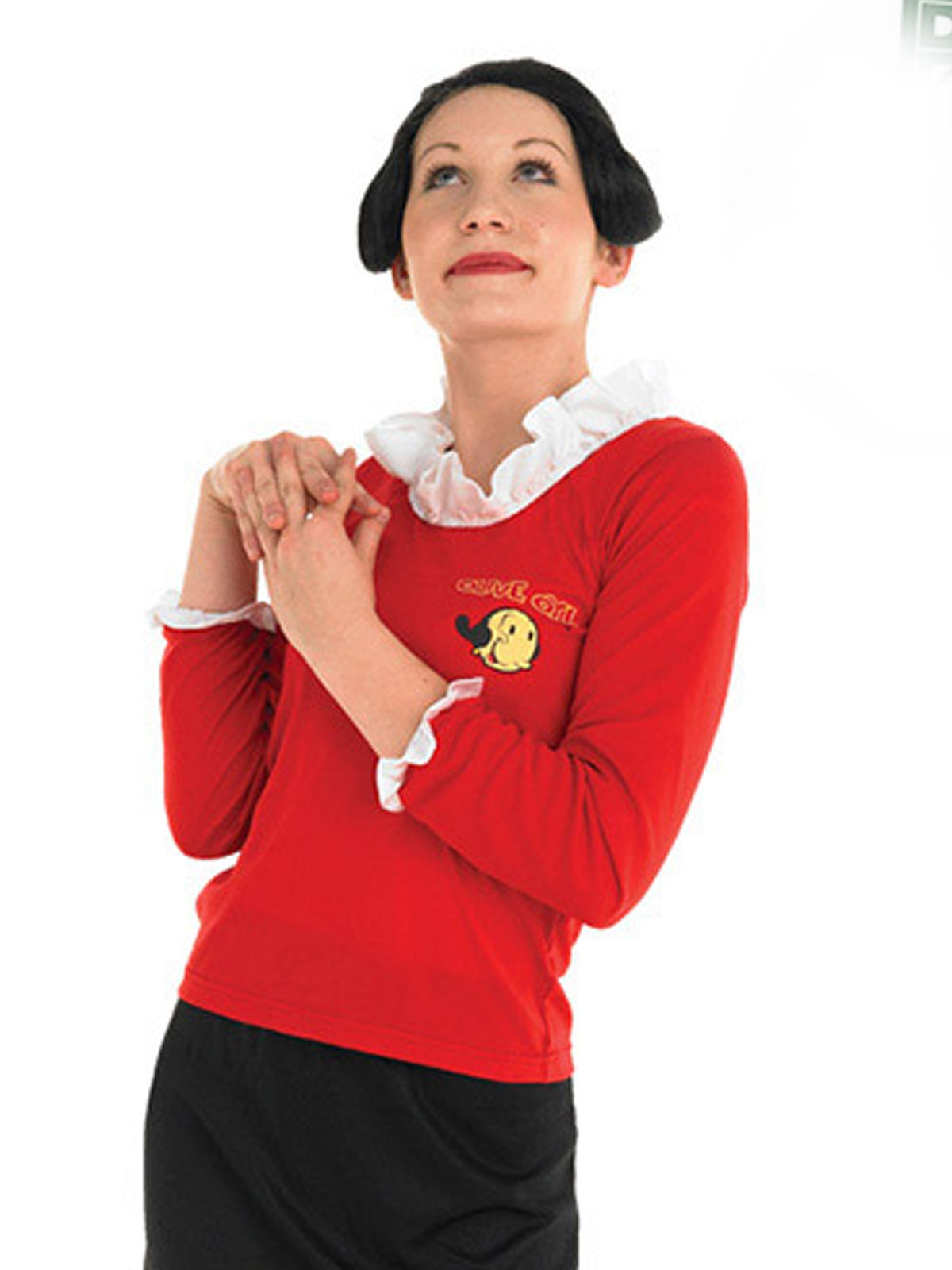 OLIVE OYL DELUXE COSTUME, ADULT - Back