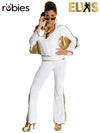 ELVIS WHITE SECRET WISHES COSTUME, ADULT - Front