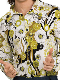 GROOVY SHIRT GREEN, ADULT - STD - Back