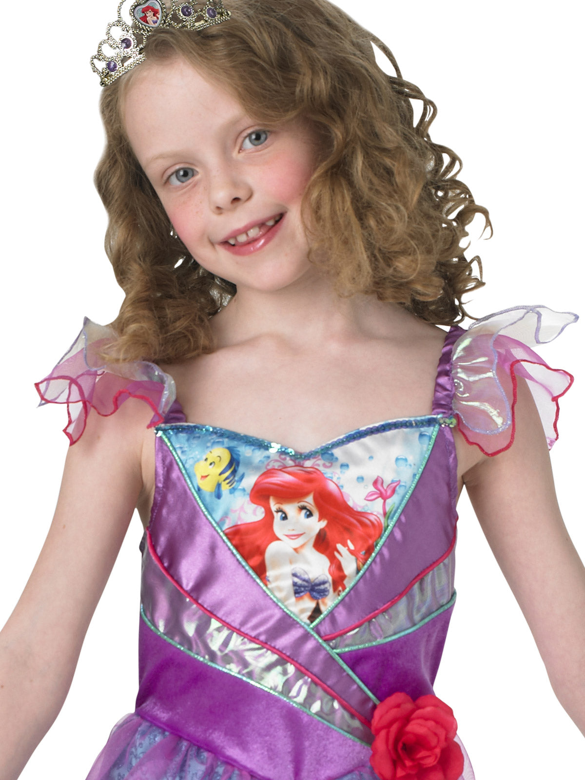 ARIEL SHIMMER DELUXE COSTUME, CHILD - M - Back