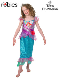 ARIEL SHIMMER DELUXE COSTUME, CHILD - M - Front