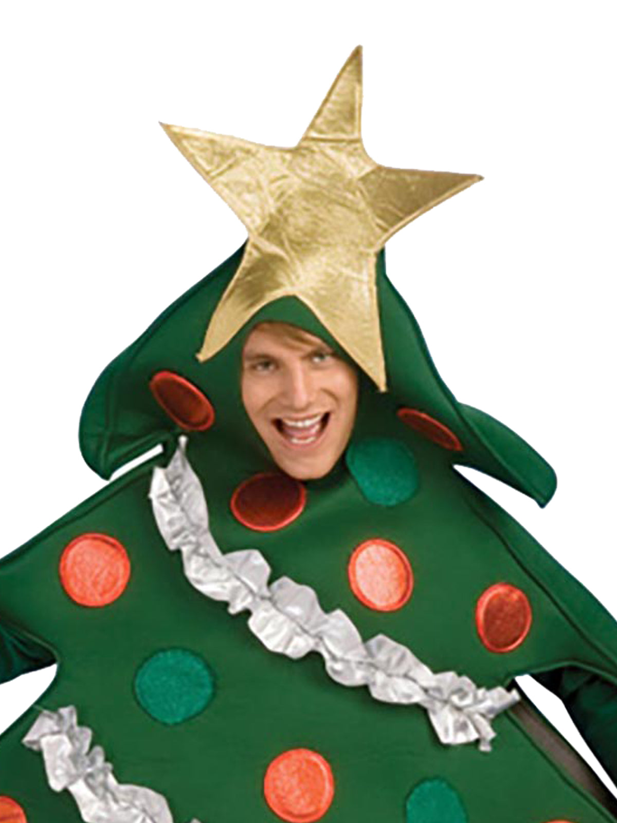 CHRISTMAS TREE COSTUME, ADULT - STD - Back