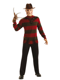 FREDDY KREUGER DELUXE SHIRT, ADULT - Front