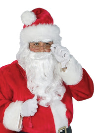 SANTA SUIT 12 PIECE COSTUME SET, ADULT - STD - Back