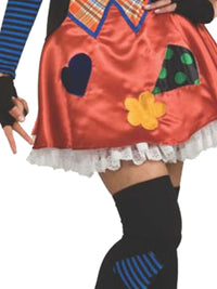 HOBO CLOWN WOMENS COSTUME, ADULT - STD - Side