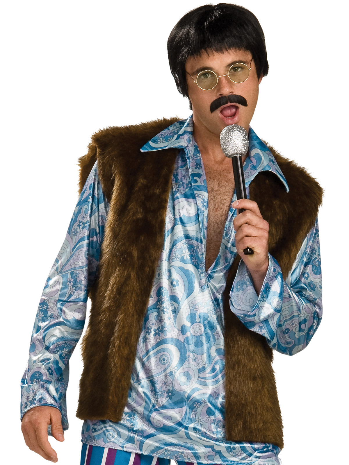 ROCKSTAR 70S GUY COSTUME, ADULT - STD - Back