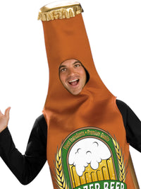 BEER BOTTLE COSTUME, ADULT - STD - Back