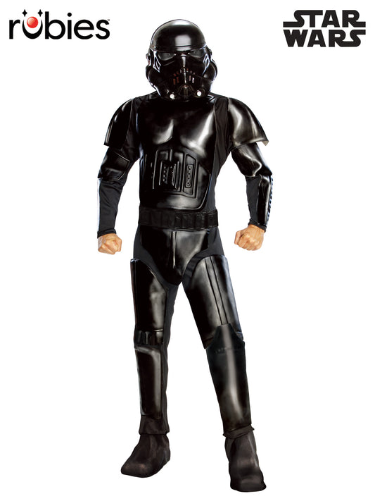 BLACK SHADOW DELUXE TROOPER COSTUME, ADULT - Front