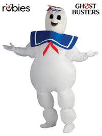 STAY PUFT MARSHMALLOW MAN INFLATABLE COSTUME, ADULT - STD - Front