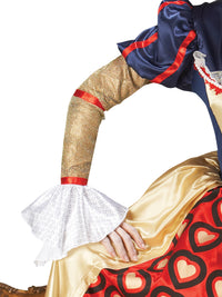 QUEEN OF HEARTS PREMIUM COSTUME, ADULT - Side