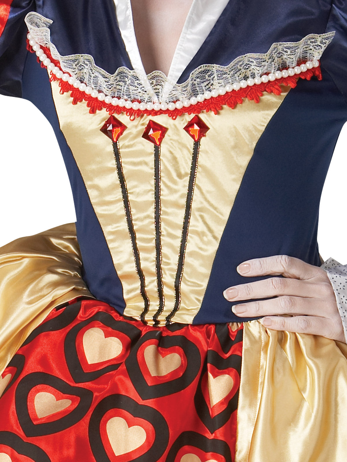 QUEEN OF HEARTS PREMIUM COSTUME, ADULT - Packaging