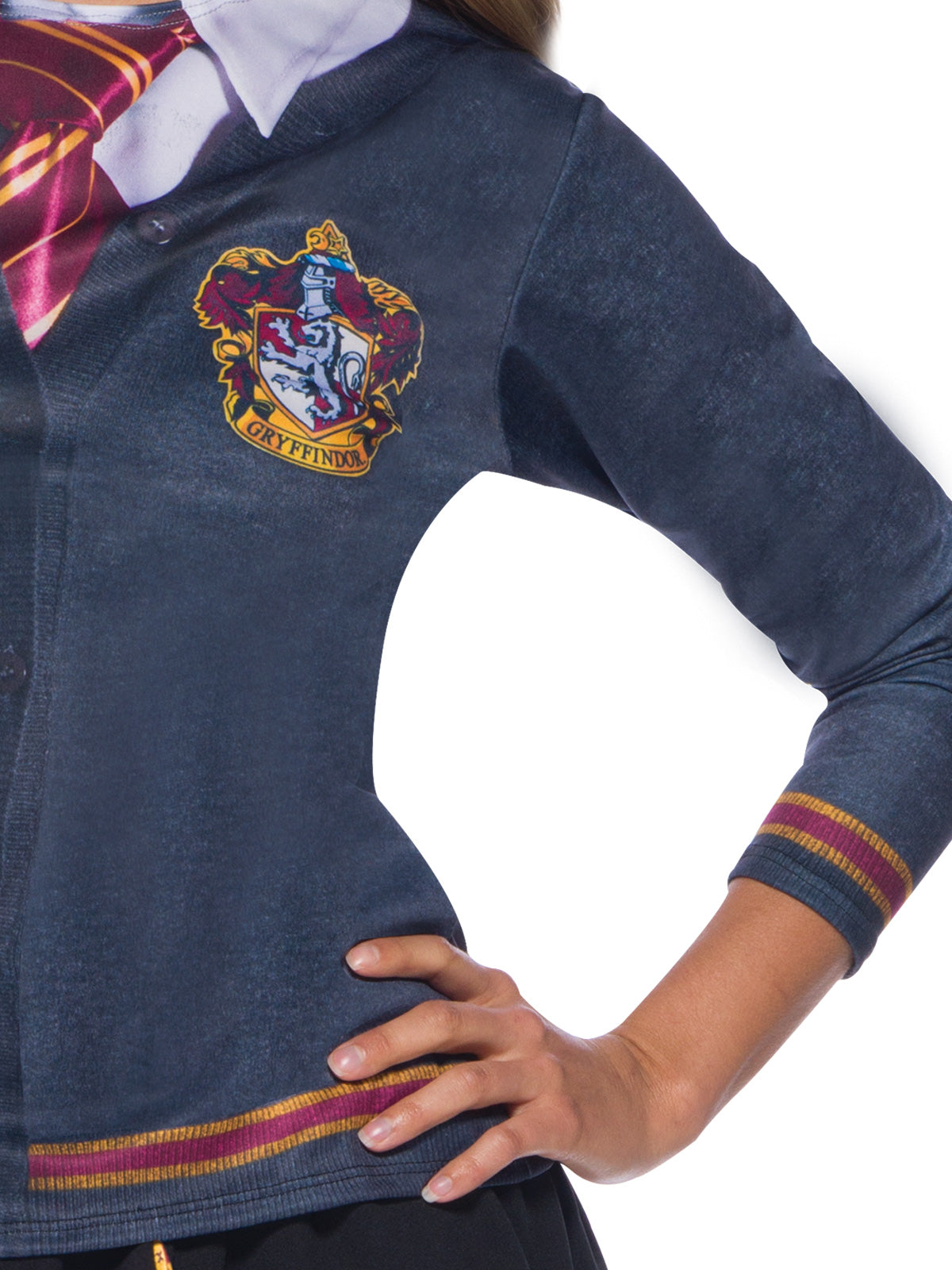 GRYFFINDOR COSTUME TOP, ADULT - Side