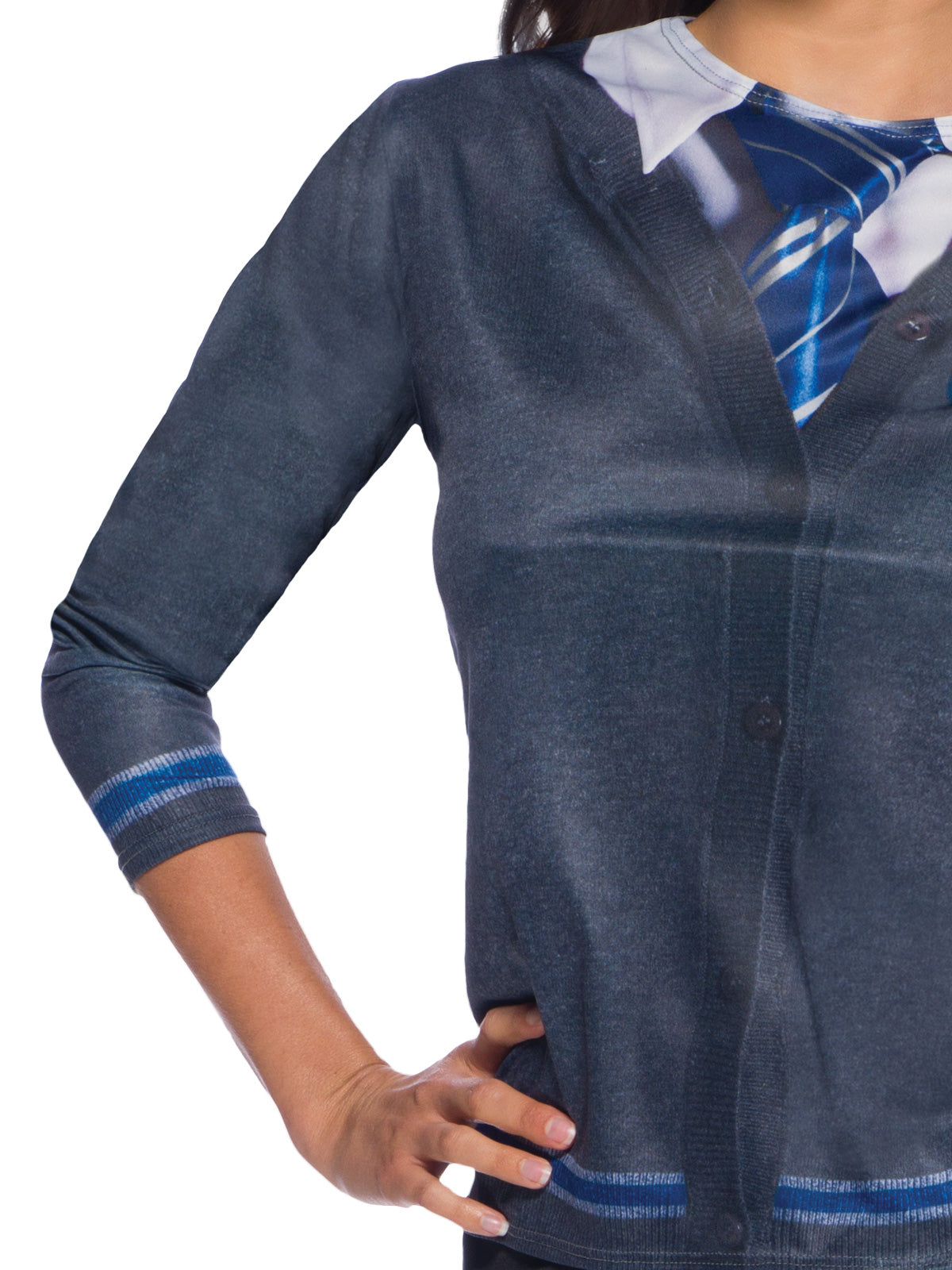 RAVENCLAW COSTUME TOP, ADULT - Back