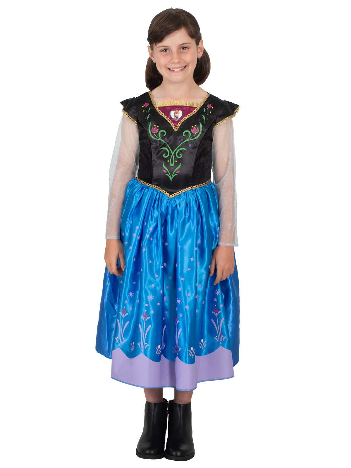ANNA FROZEN DELUXE COSTUME, CHILD - Back