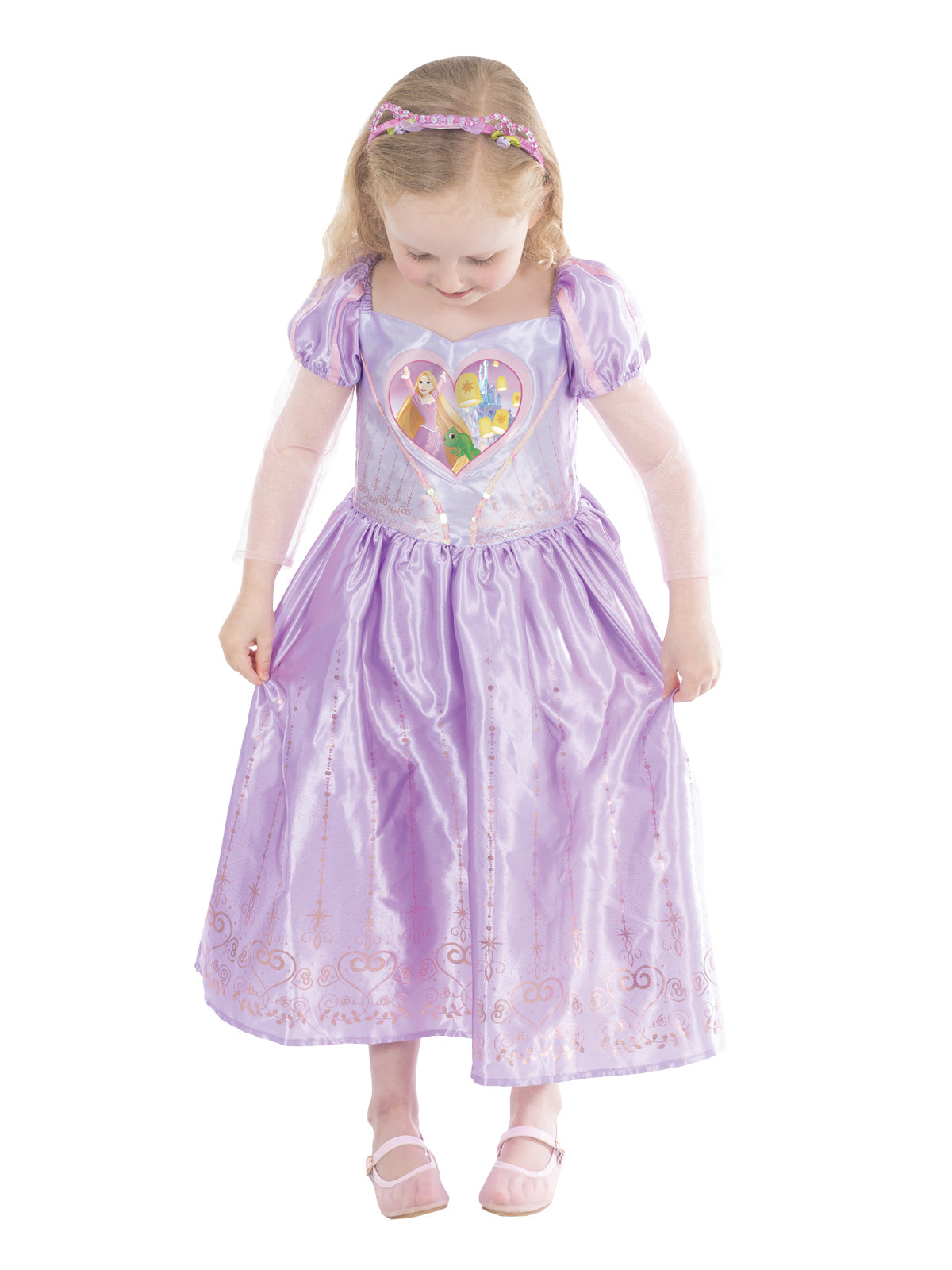 RAPUNZEL LOVEHEART DELUXE COSTUME, CHILD - 4-6 YRS - Packaging