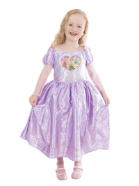 RAPUNZEL LOVEHEART DELUXE COSTUME, CHILD - 4-6 YRS - Back