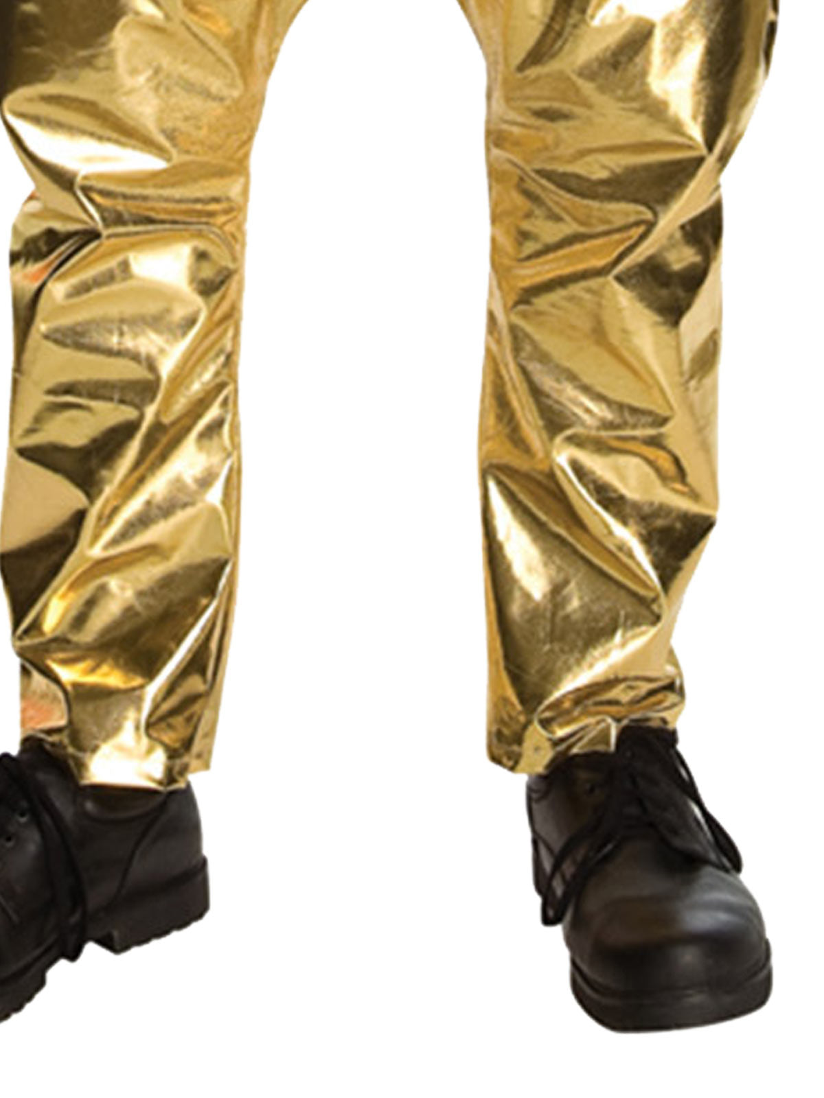 RAPPER GOLD PANTS, ADULT - STD - Side