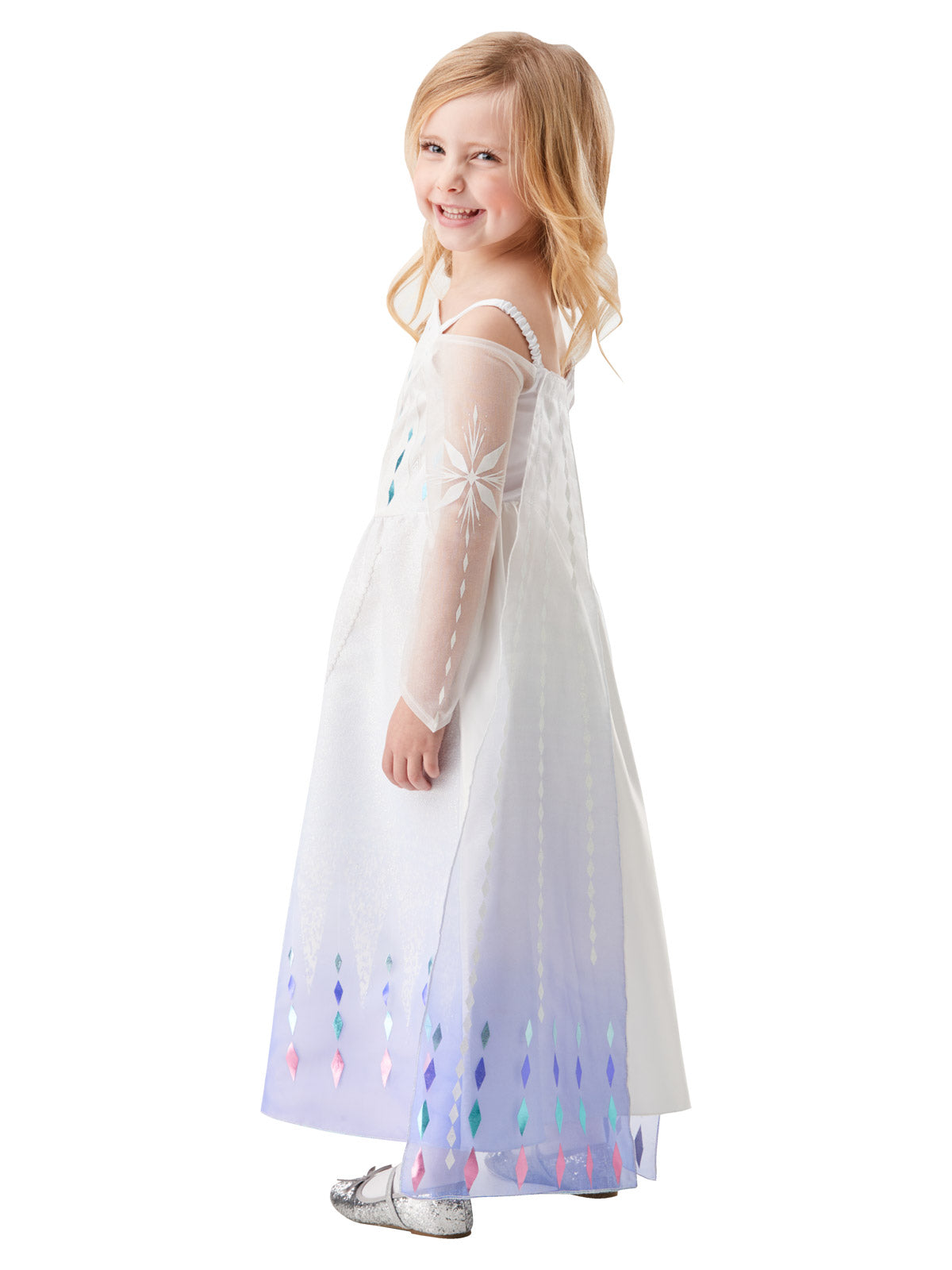 ELSA SNOW QUEEN PREMIUM COSTUME, CHILD - Back