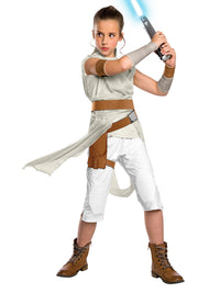 REY DELUXE COSTUME, CHILD - Front