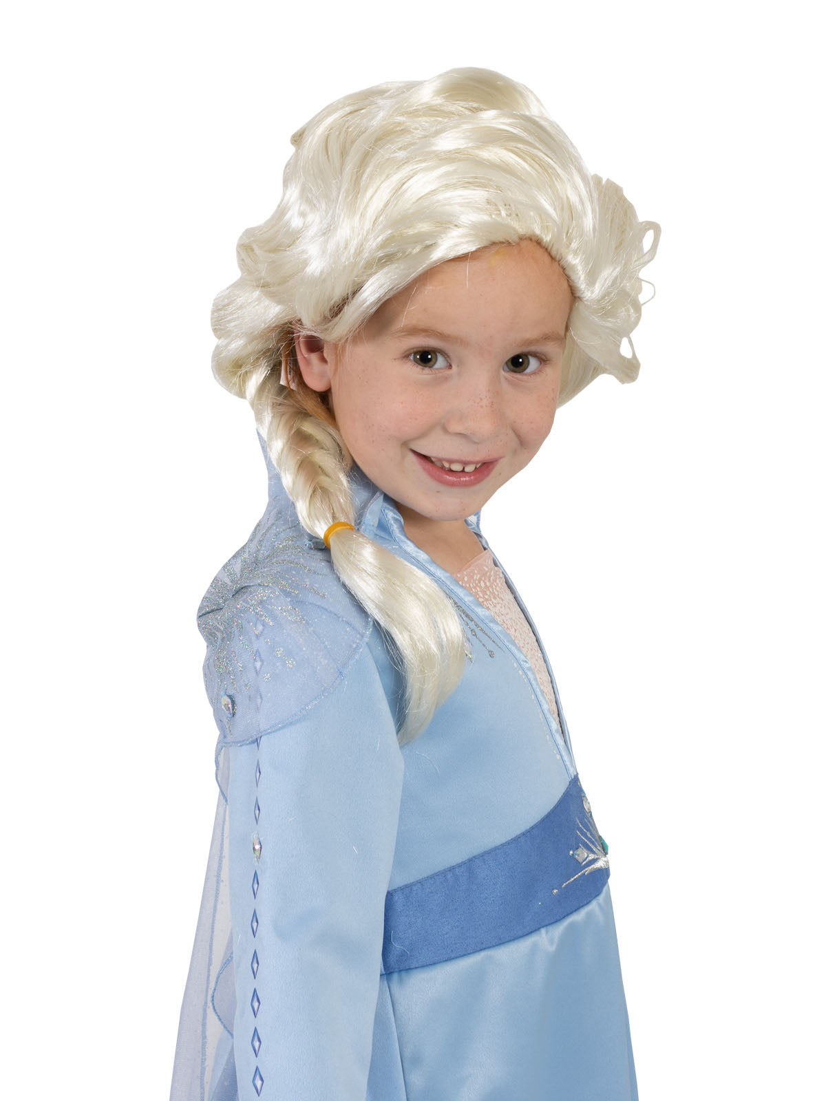 ELSA FROZEN 2 PREMIUM COSTUME &amp; WIG, CHILD - Side