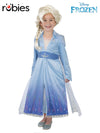 ELSA FROZEN 2 PREMIUM COSTUME &amp; WIG, CHILD - Front