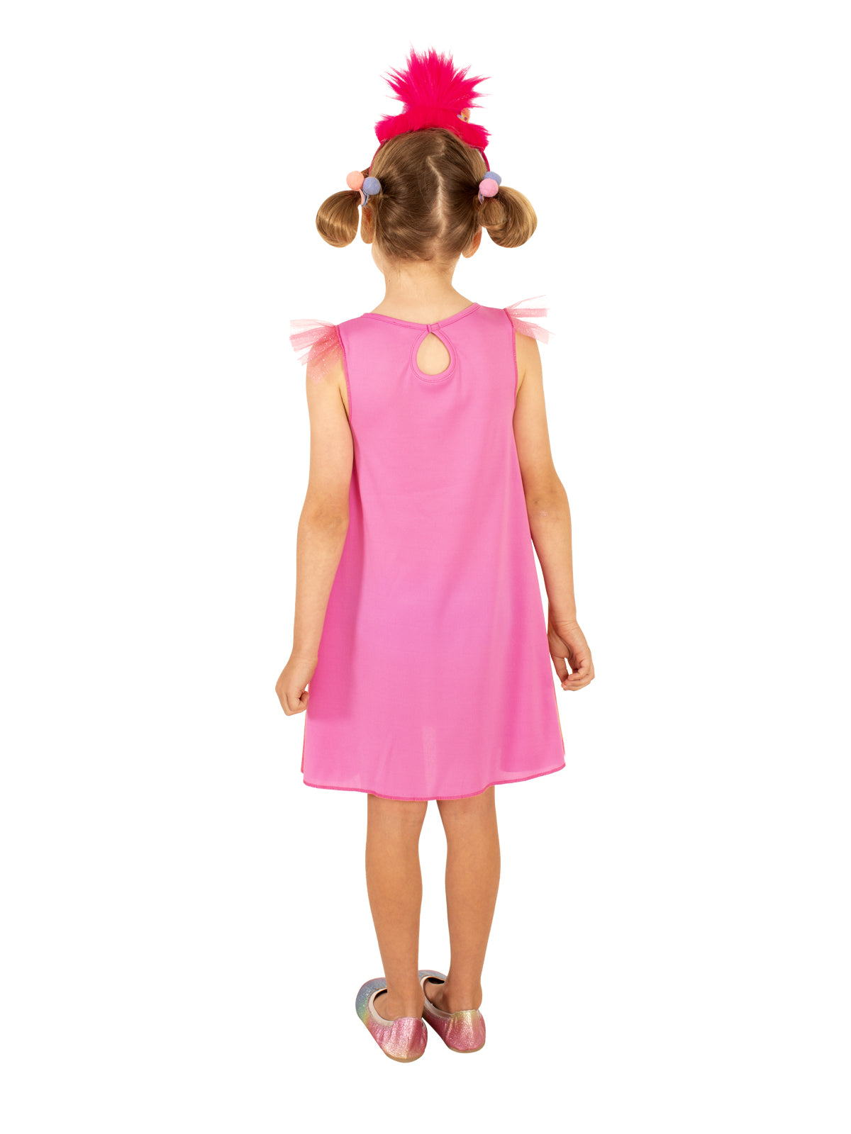 POPPY DELUXE TROLLS 2 POP COSTUME, CHILD - 4-6 YRS - Back