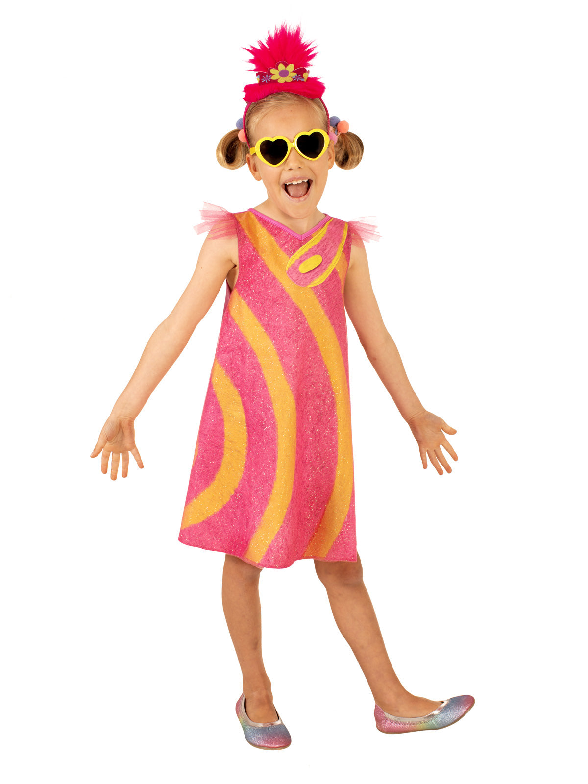 POPPY DELUXE TROLLS 2 POP COSTUME, CHILD - 4-6 YRS - Packaging