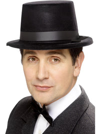 FLOCKED TOPPER HAT, ADULT - Front