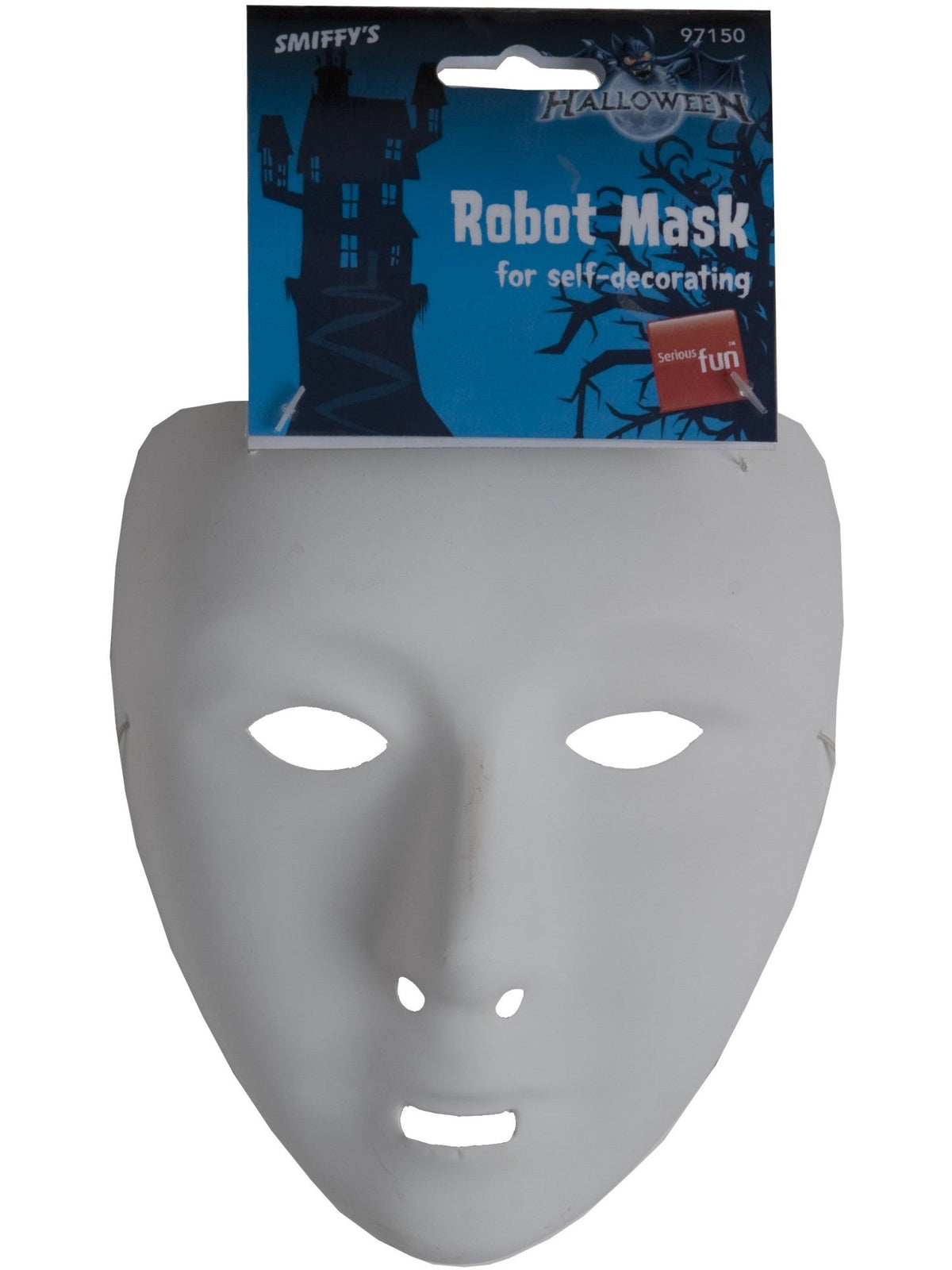 ROBOT MASK, ADULT - Back