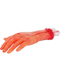 SEVERED GORY HAND PROP - Side