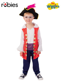 THE WIGGLES CAPTAIN FEATHERSWORD DELUXE COSTUME, CHILD - Front