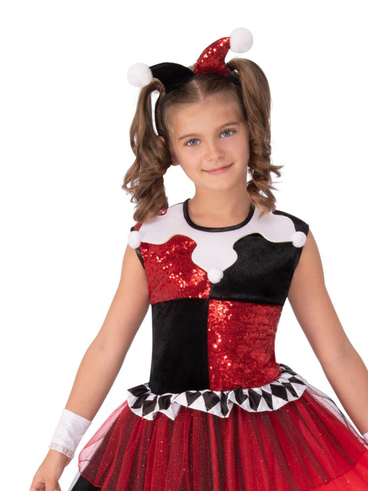 HARLEY QUINN DELUXE TUTU COSTUME, CHILD - Back